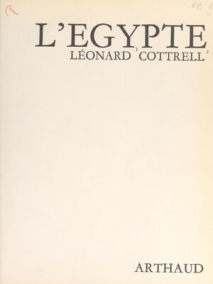 cover image of L'Égypte